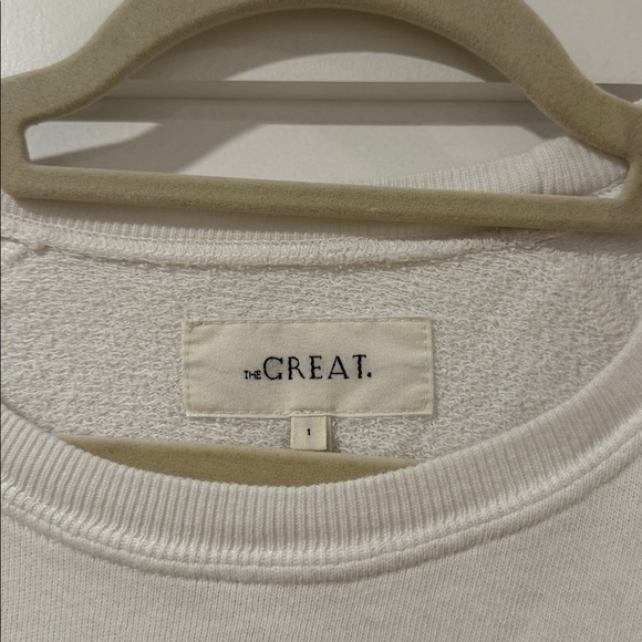 THE GREAT. Short sleeve sweatshirt - Picture 2 of 6